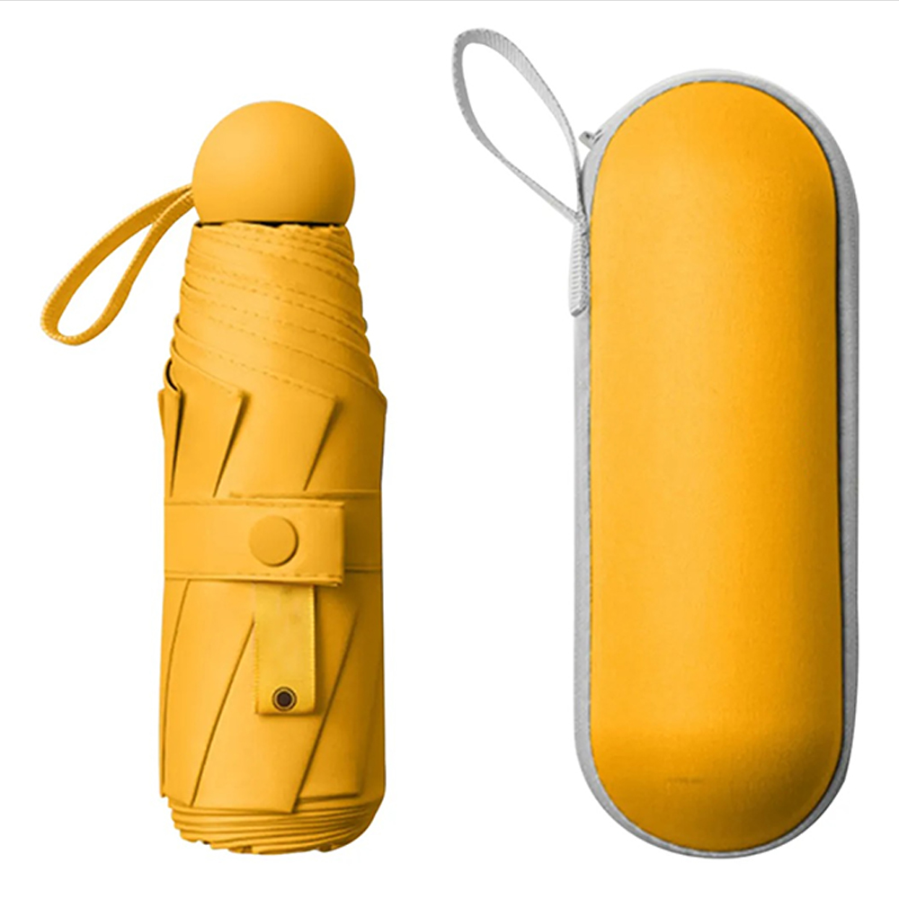 Mini Windproof Sun & Rain Pocket Umbrella With Case 3