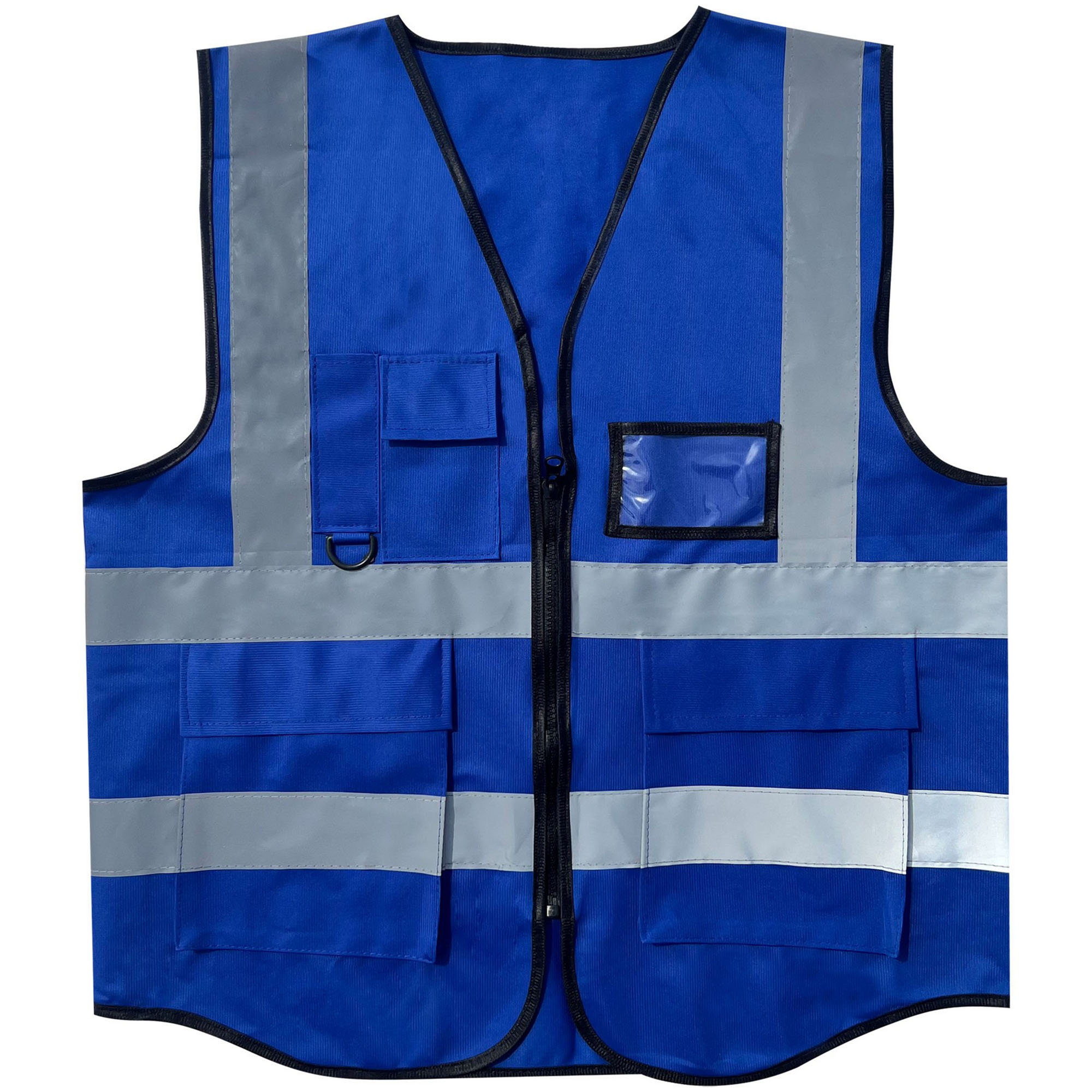 Multiple Pockets High Visibility Safety Reflective Vest 2