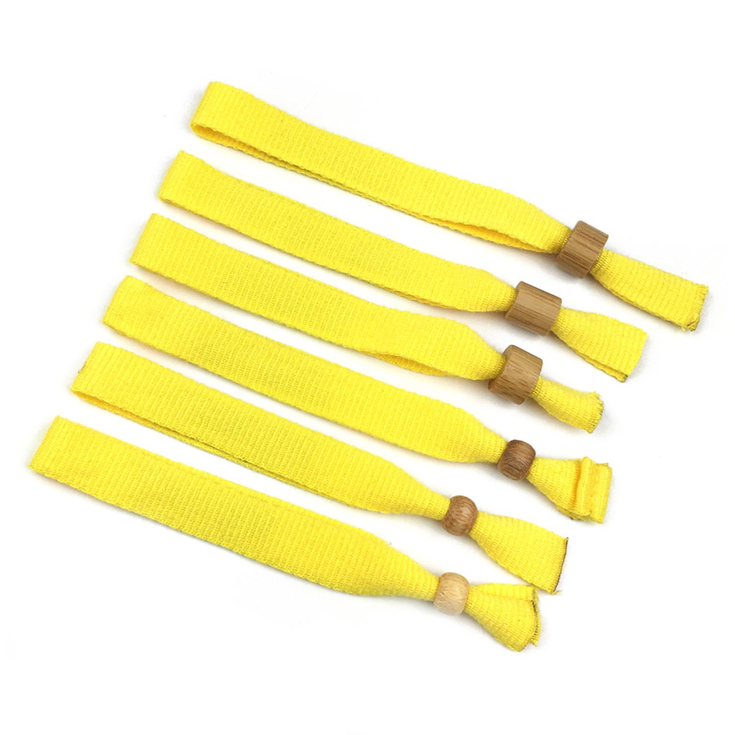 1/2" Eco-friendly Bamboo Two-way Lock Reusable Event Wristbands 8