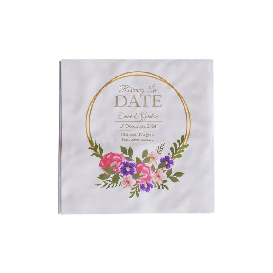 Custom Beverage Napkin 4