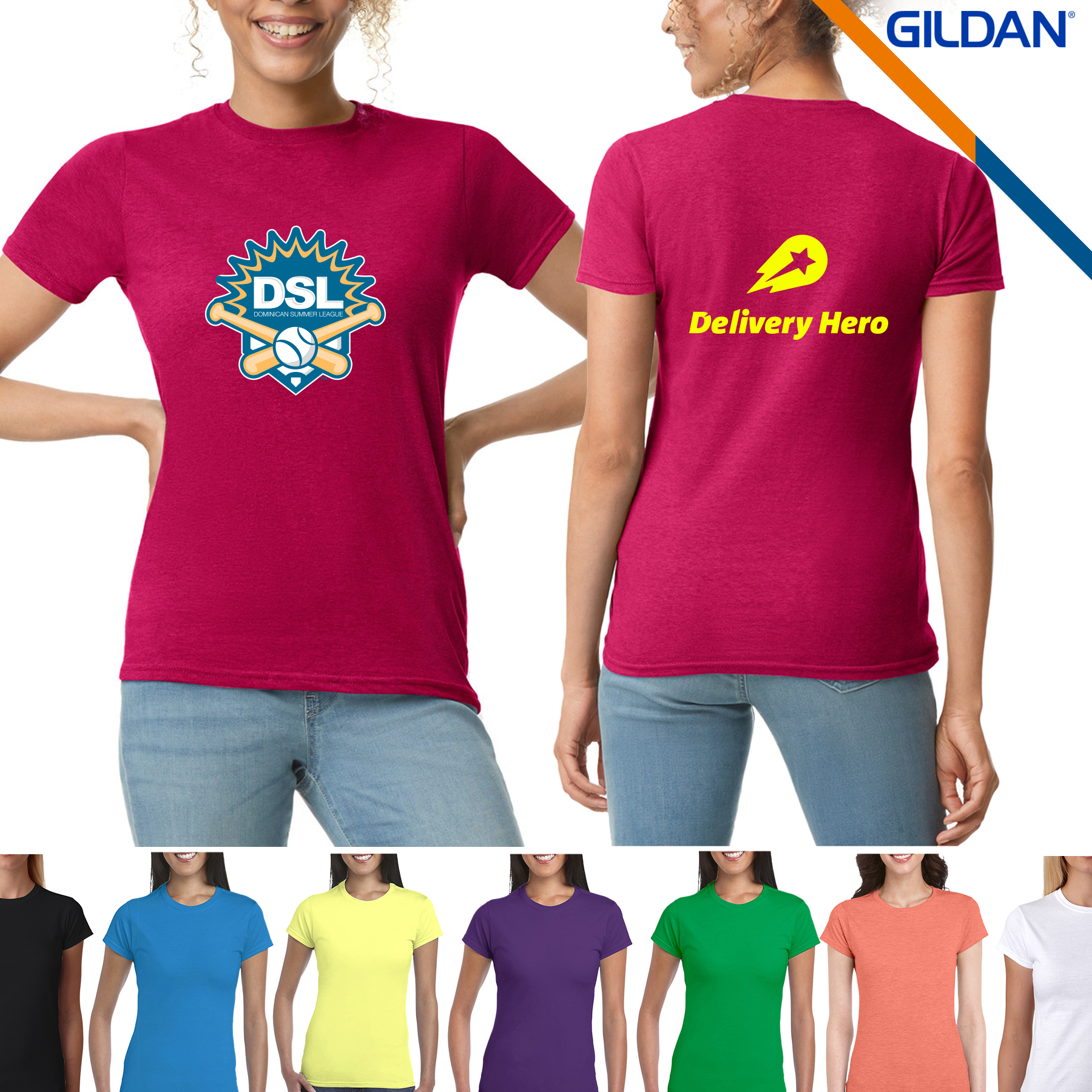 Gildan® 4.5 oz Cotton Preshrunk Ladies' Tees 3
