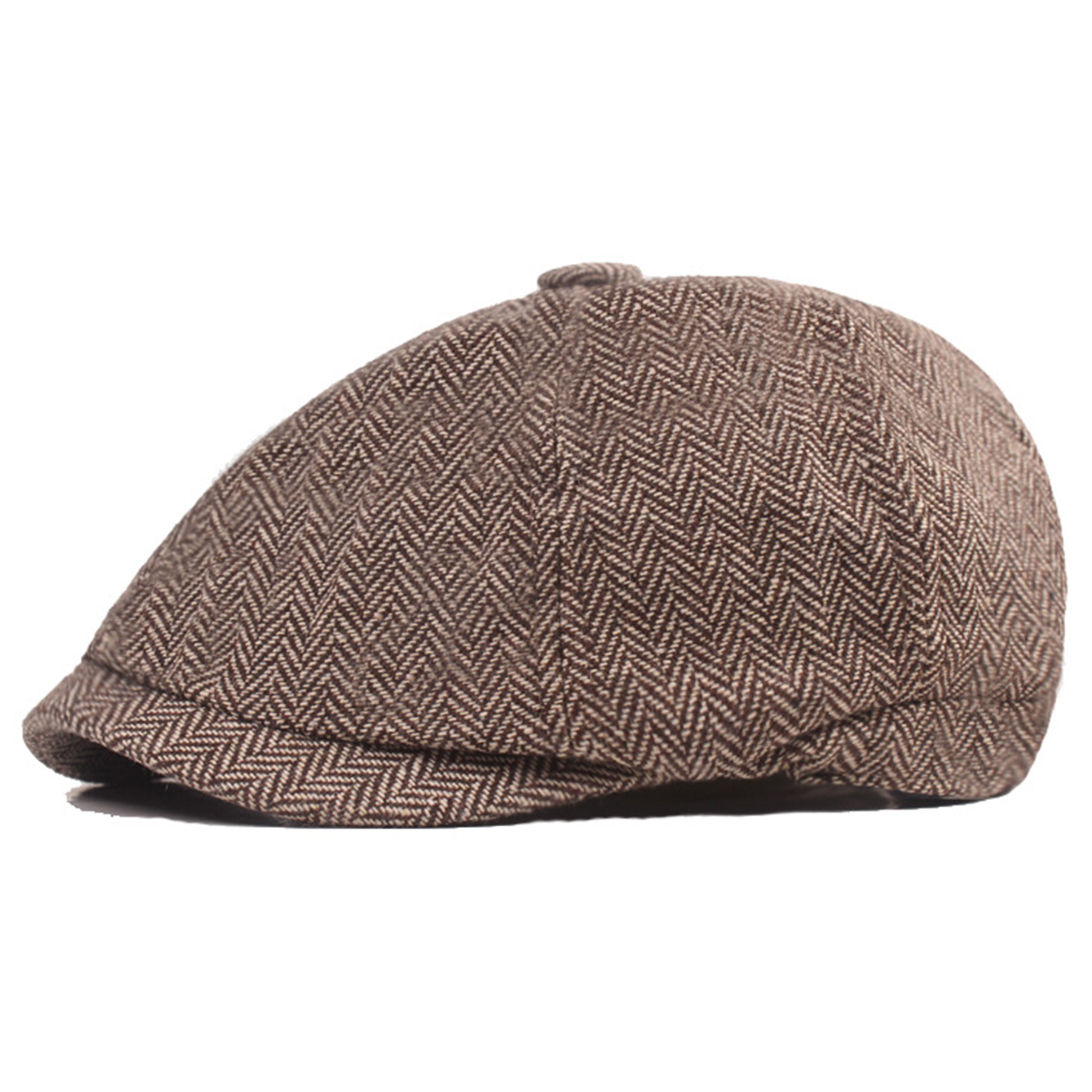 Cotton Flat Beret Cap Adjustable Size 6