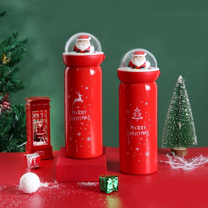 Christmas Santa Clause Stainless Steel Vacuum Water Bottle 5