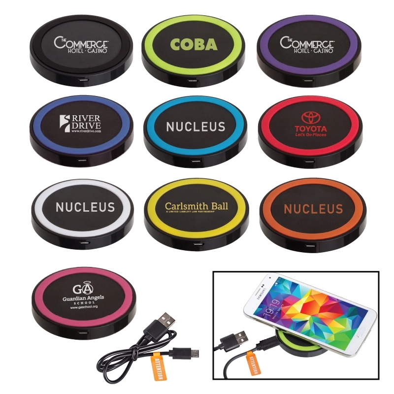10W universal wireless charging pad for Qi-compat. devices 21