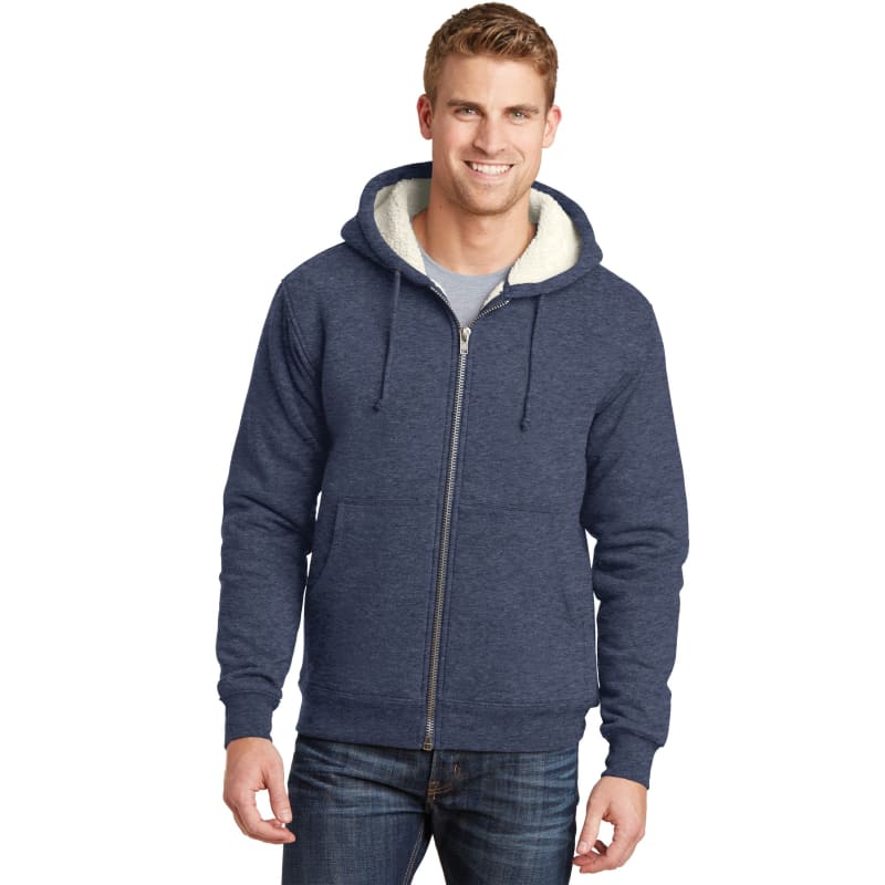 CornerStone Heavyweight Sherpa-Lined Hooded Fleece Jacket. 6
