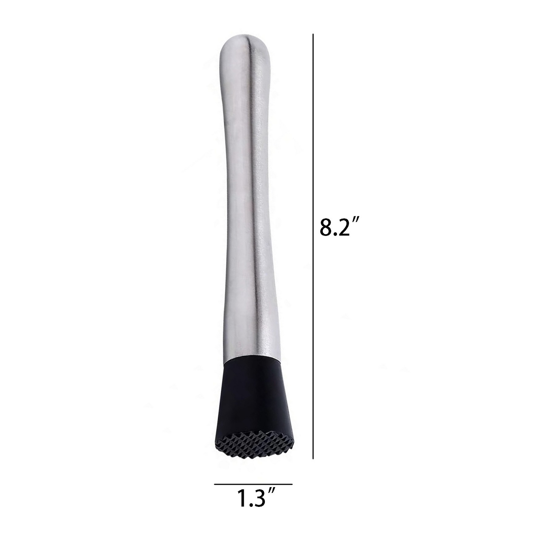 8.2" Stainless Steel Cocktail Muddler Lemon Hammer 2