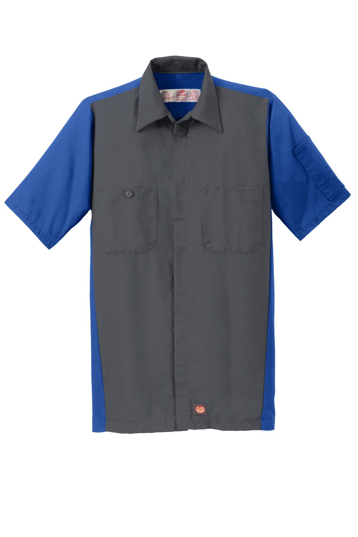 Red Kap Short Sleeve Ripstop Crew Shirt. SY20 26