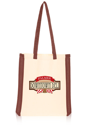 Side Stripes Cotton Tote Bags 3