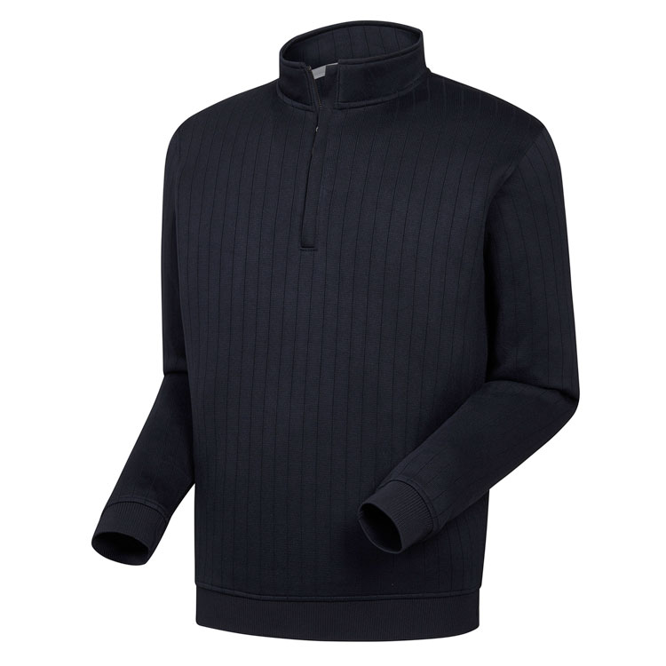 FootJoy Drop Needle Half-Zip Pullover with Gathered Waist 4