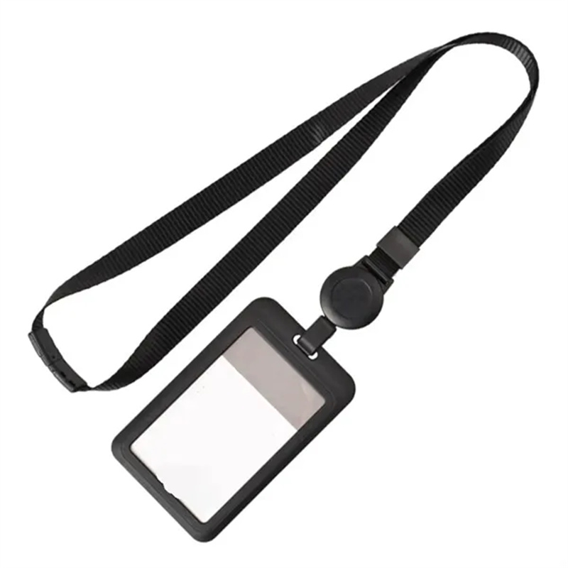 Black Retractable ID Badge Holder