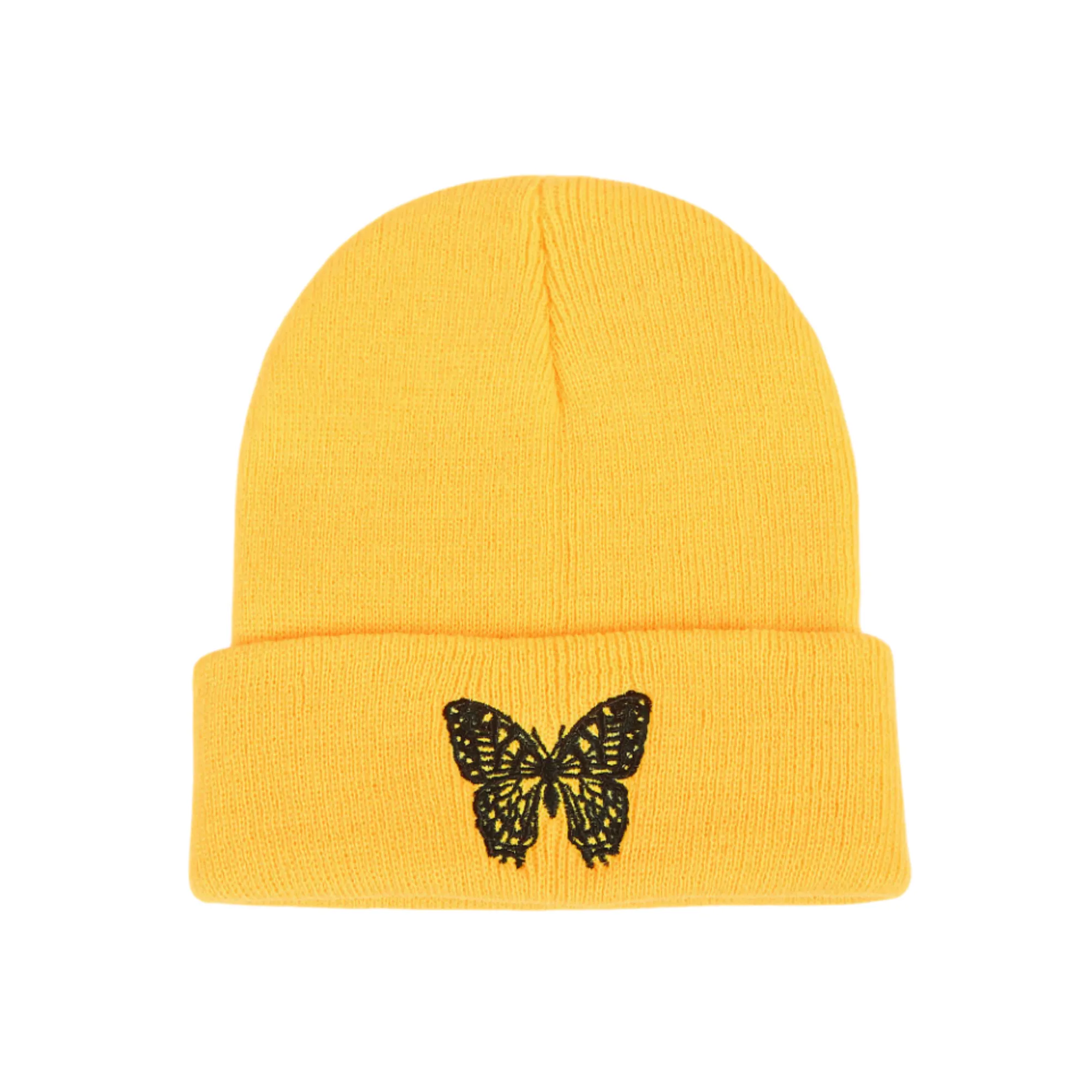 Embroidered Knitted Beanie 7