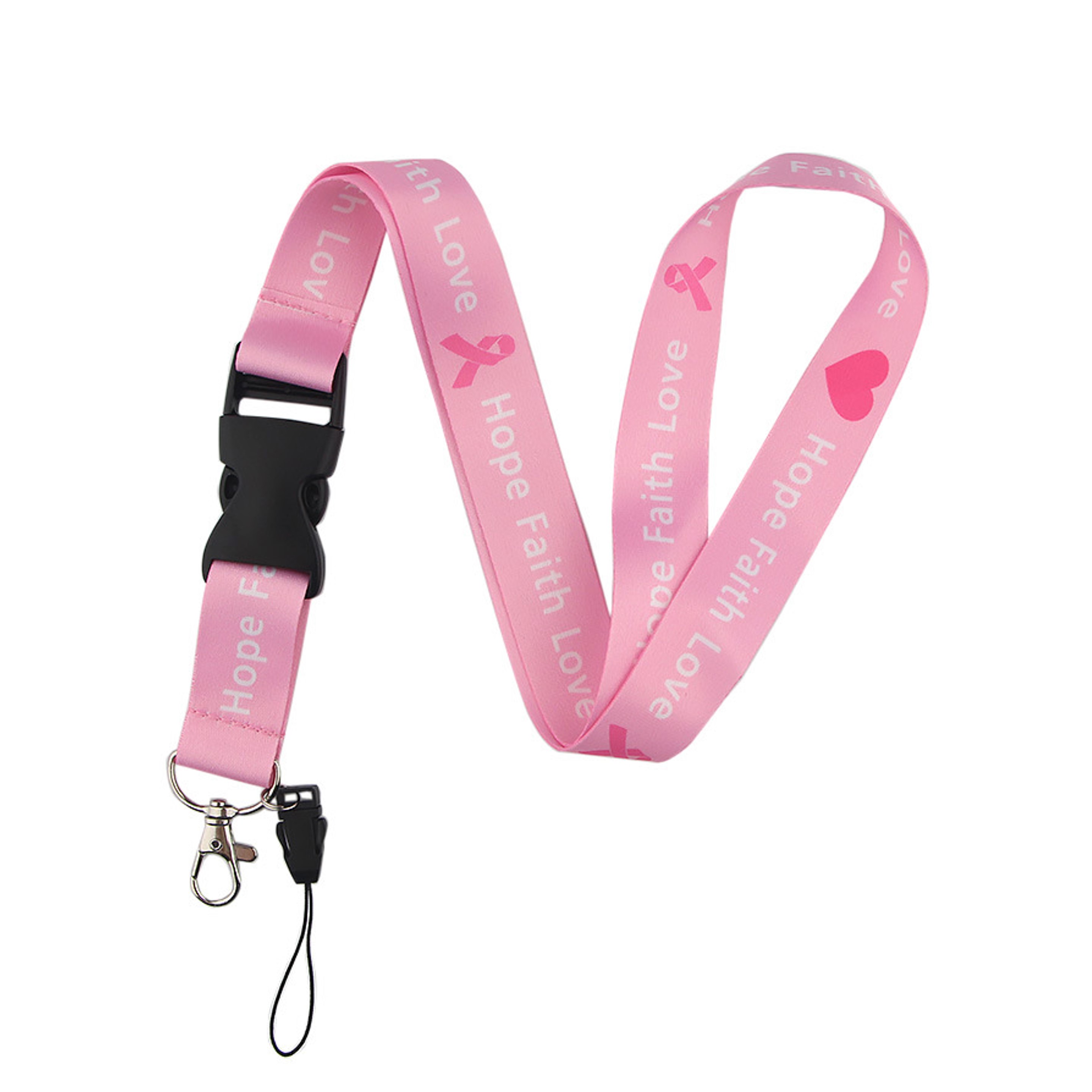 Breast Cancer Awareness Lanyard (direct import) 1