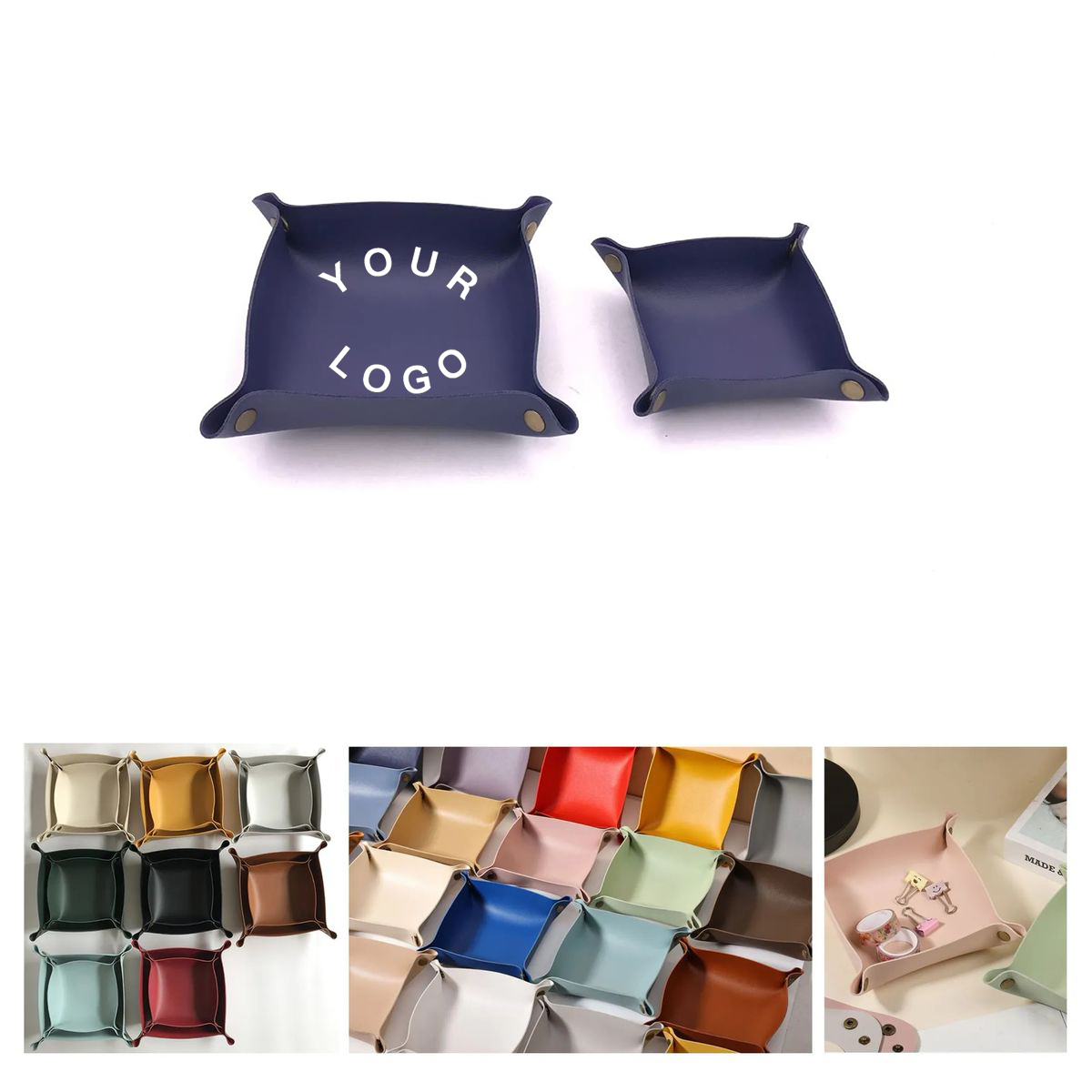 Snap Corner Catchall Tray for Keys and Jewelry 3