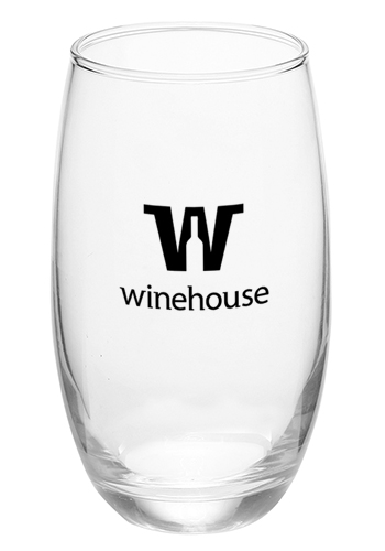 15 oz. Mikonos Clear Stemless Wine Glasses 12