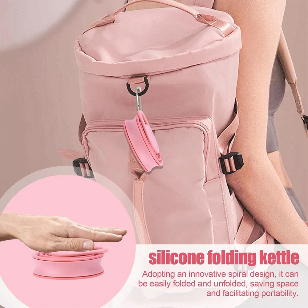 17 oz Collapsible Silicone Water Bottle 12