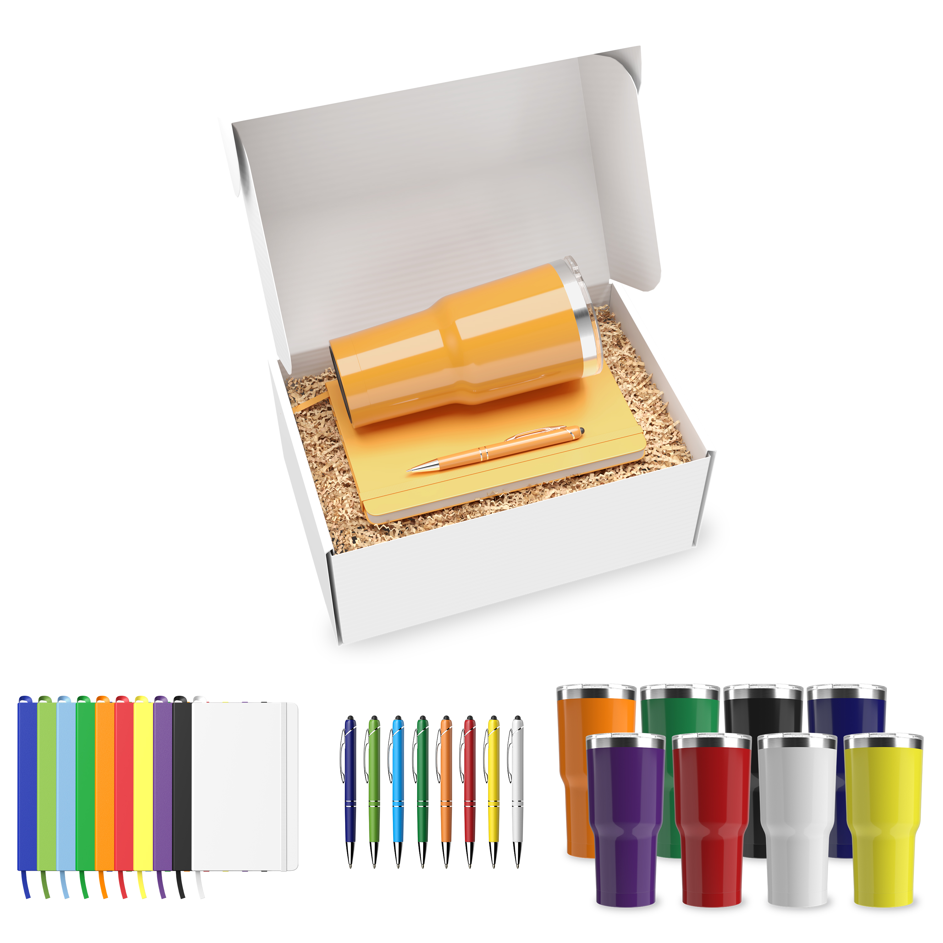 show your colors 3-piece kit in a droppr - custom dropship box