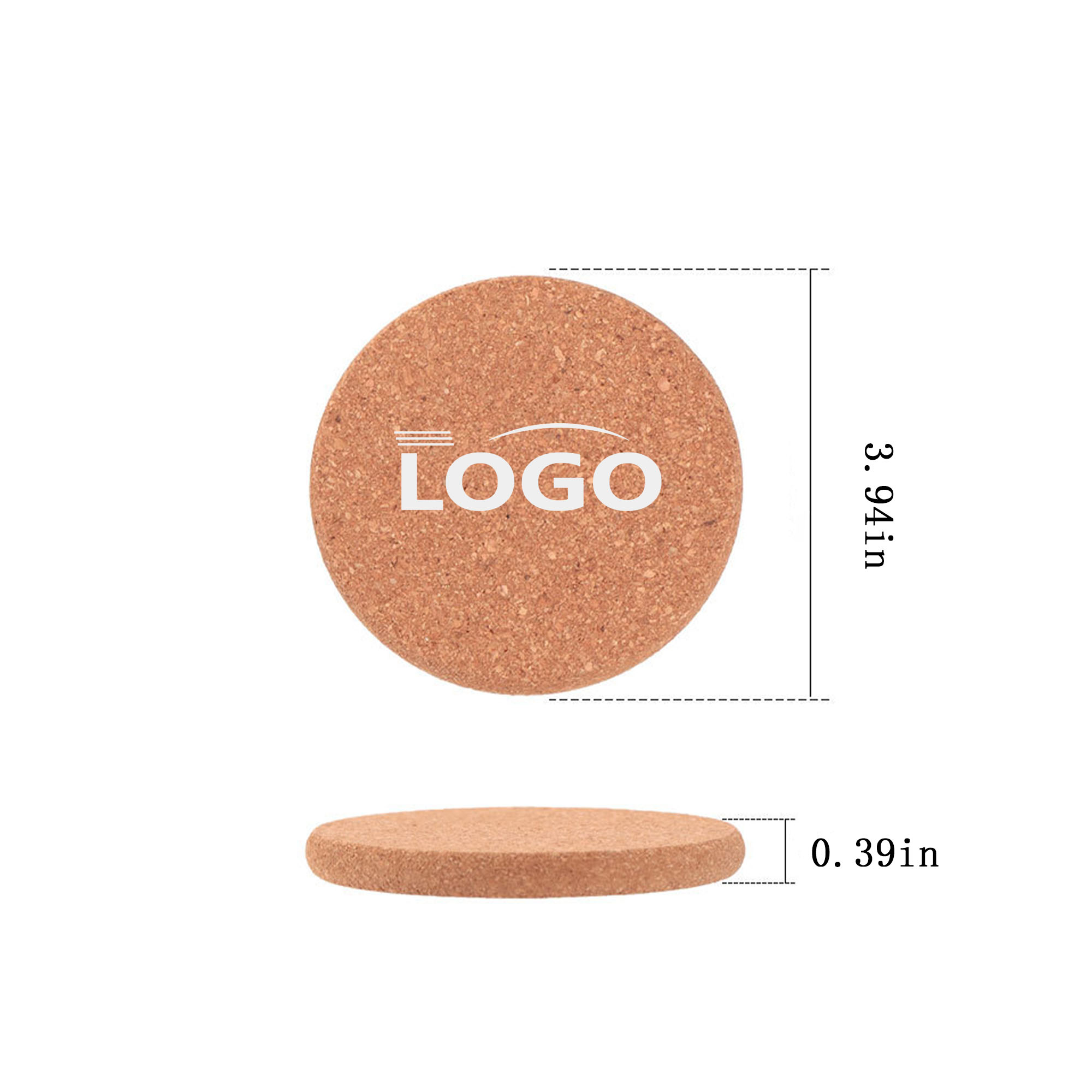 Round Cork Coaster 3