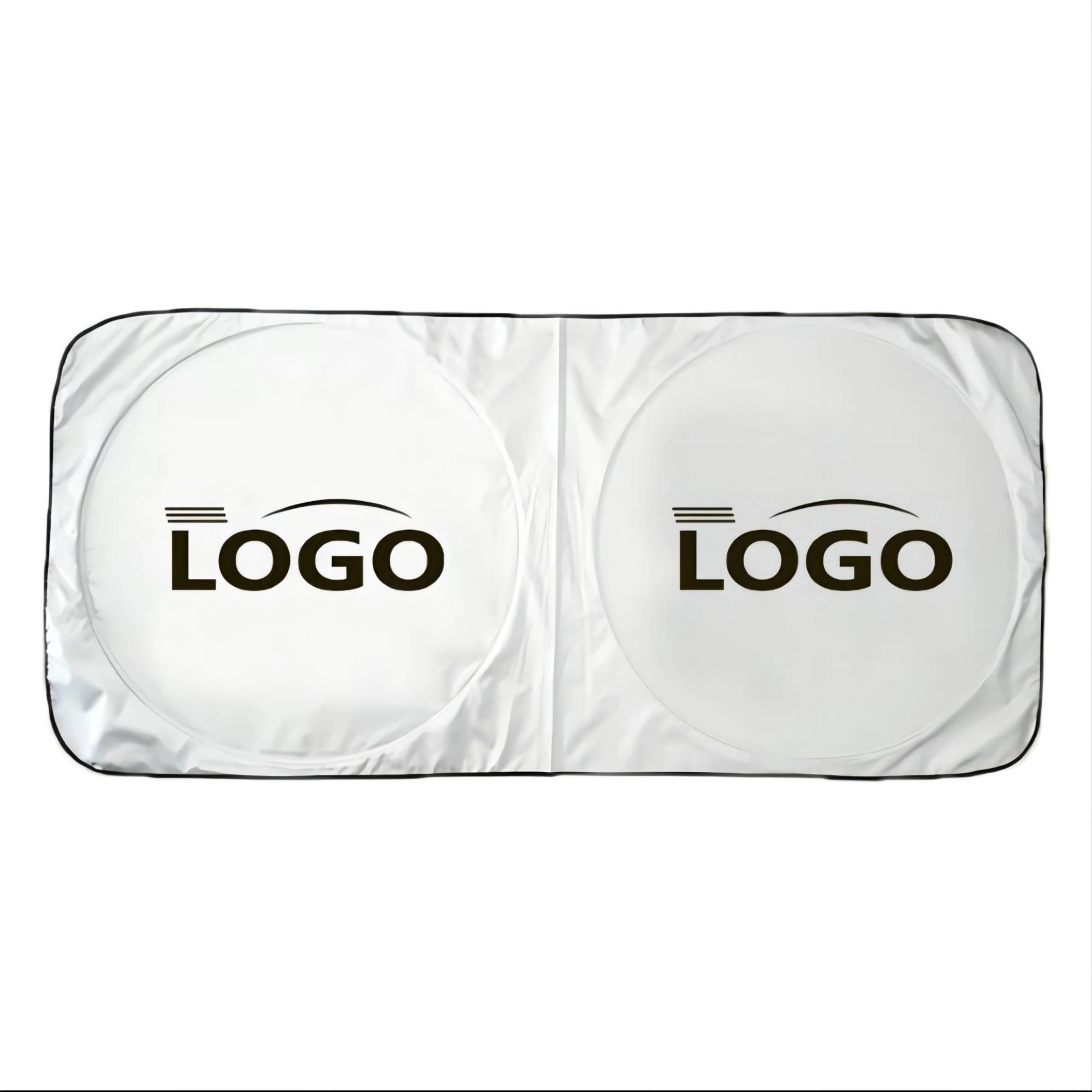 Car Windshield Sun Shade With Storage Pouch MOQ 100PCS