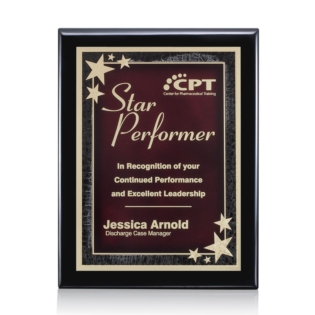 Oakleigh/Starburst - Black/Red 1