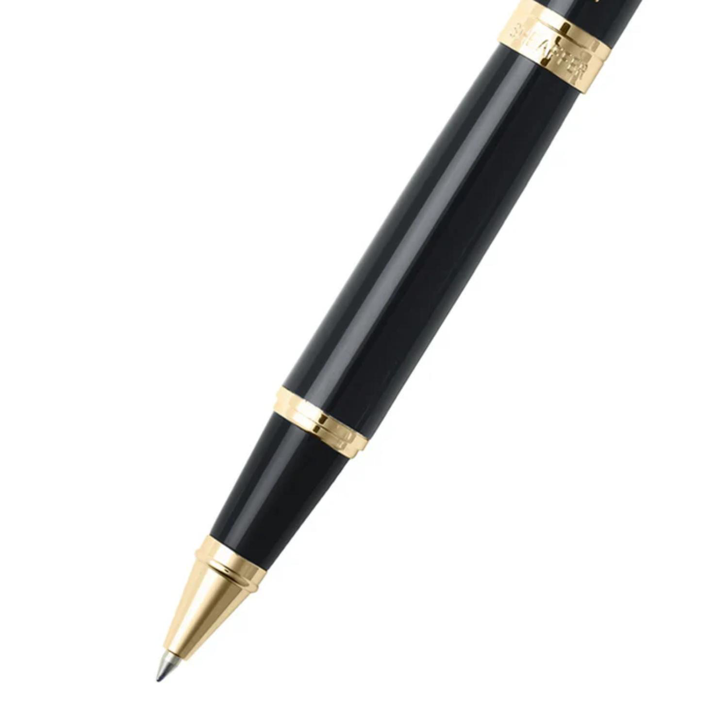 SHEAFFER® 300 Glossy with Gold Trim Executive Rollerball Pen w/ Gift Box 6