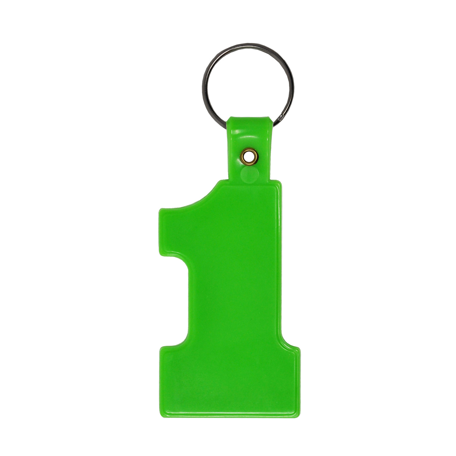 #1 Shaped Key Tag 2