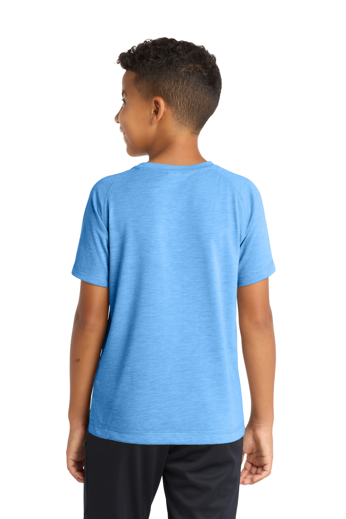 Sport-Tek Youth PosiCharge Tri-Blend Wicking Raglan Tee. YST400 6