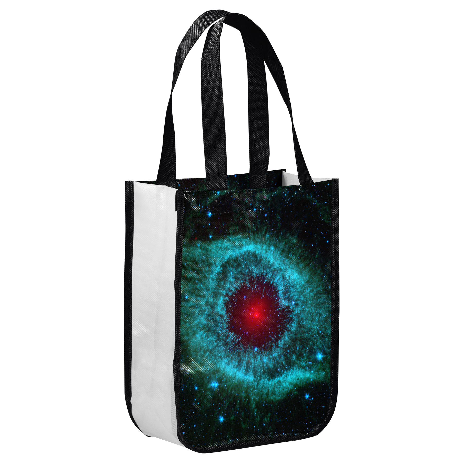 Fully Customizable 105GSM Round-Corner Laminated Tote Bags (12'' x 16'' x 6'') 2