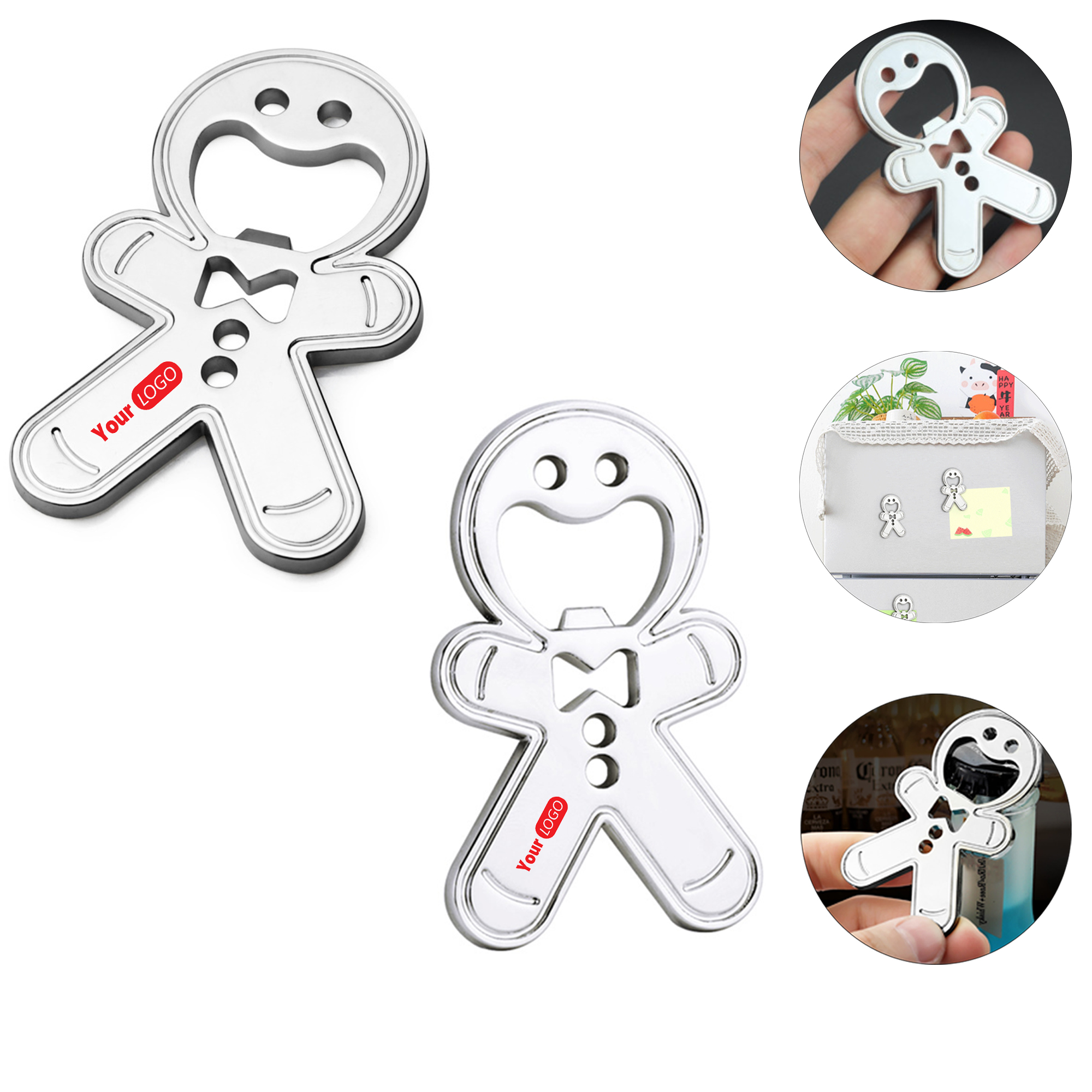 Magnetic Metal Bottle Opener MOQ 50PCS 2