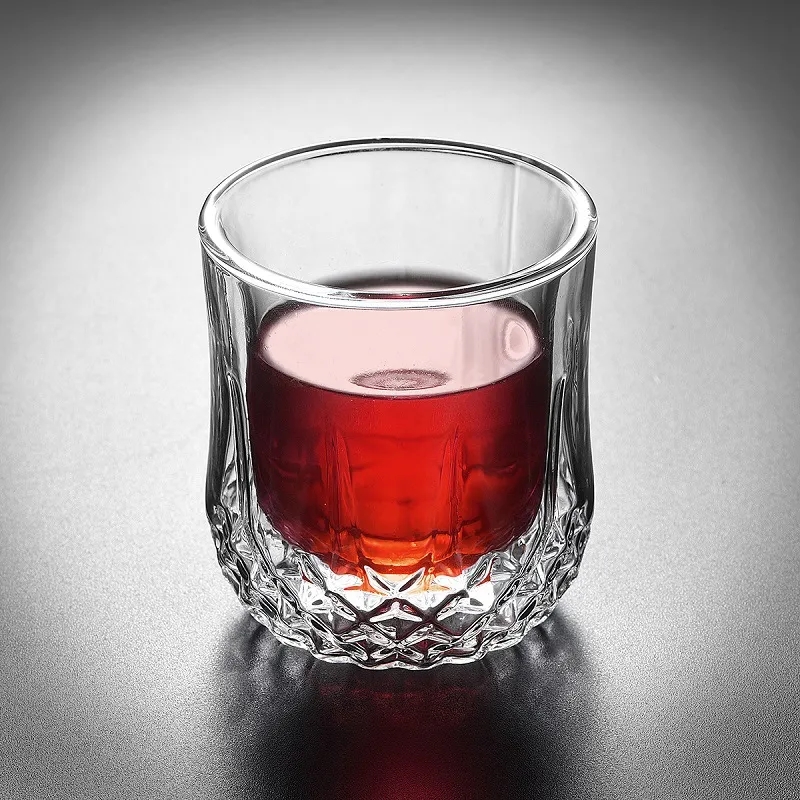 9oz double Whisky glass 4