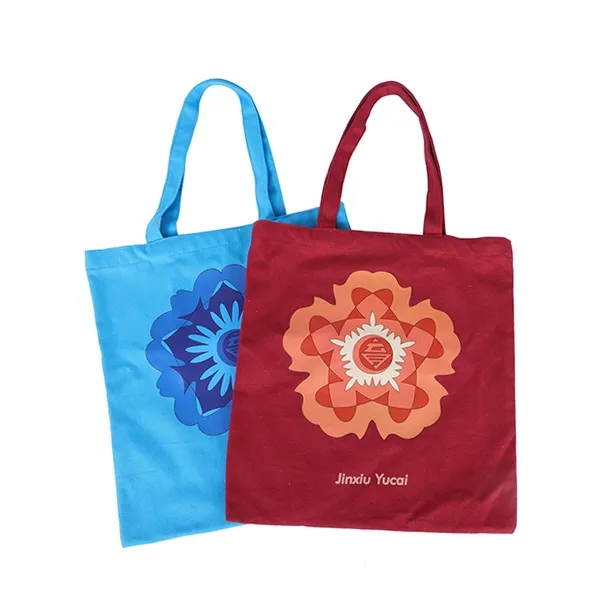 6oz. Colored Cotton Tote Bag -15x16 2