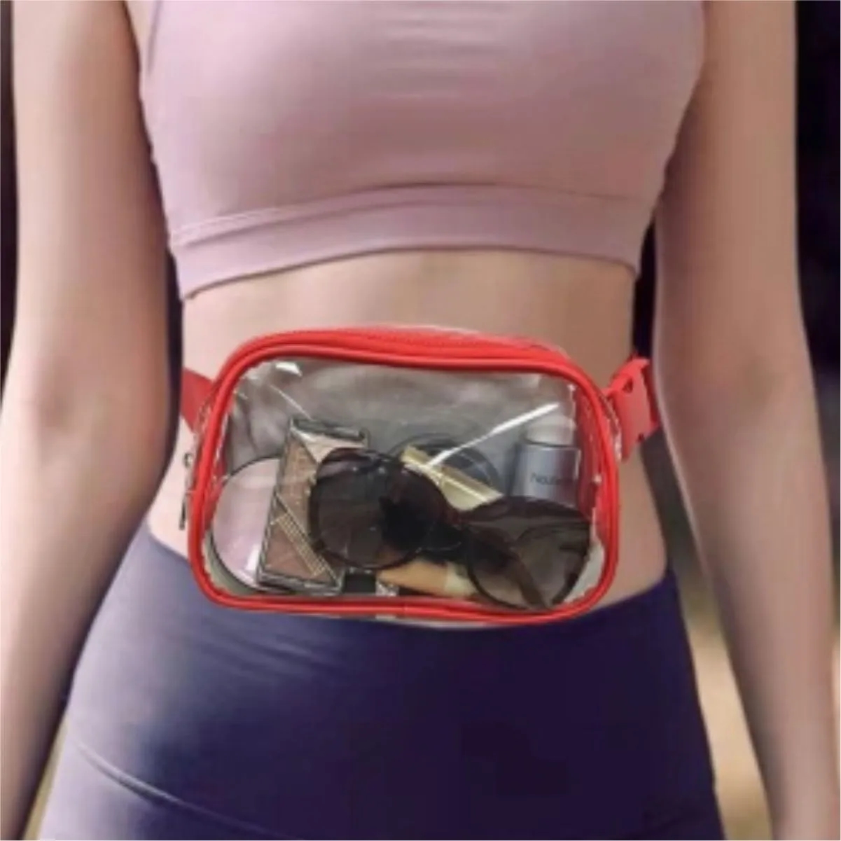 Clear Stadium Approved Fanny Pack With Adjustable Strap 6