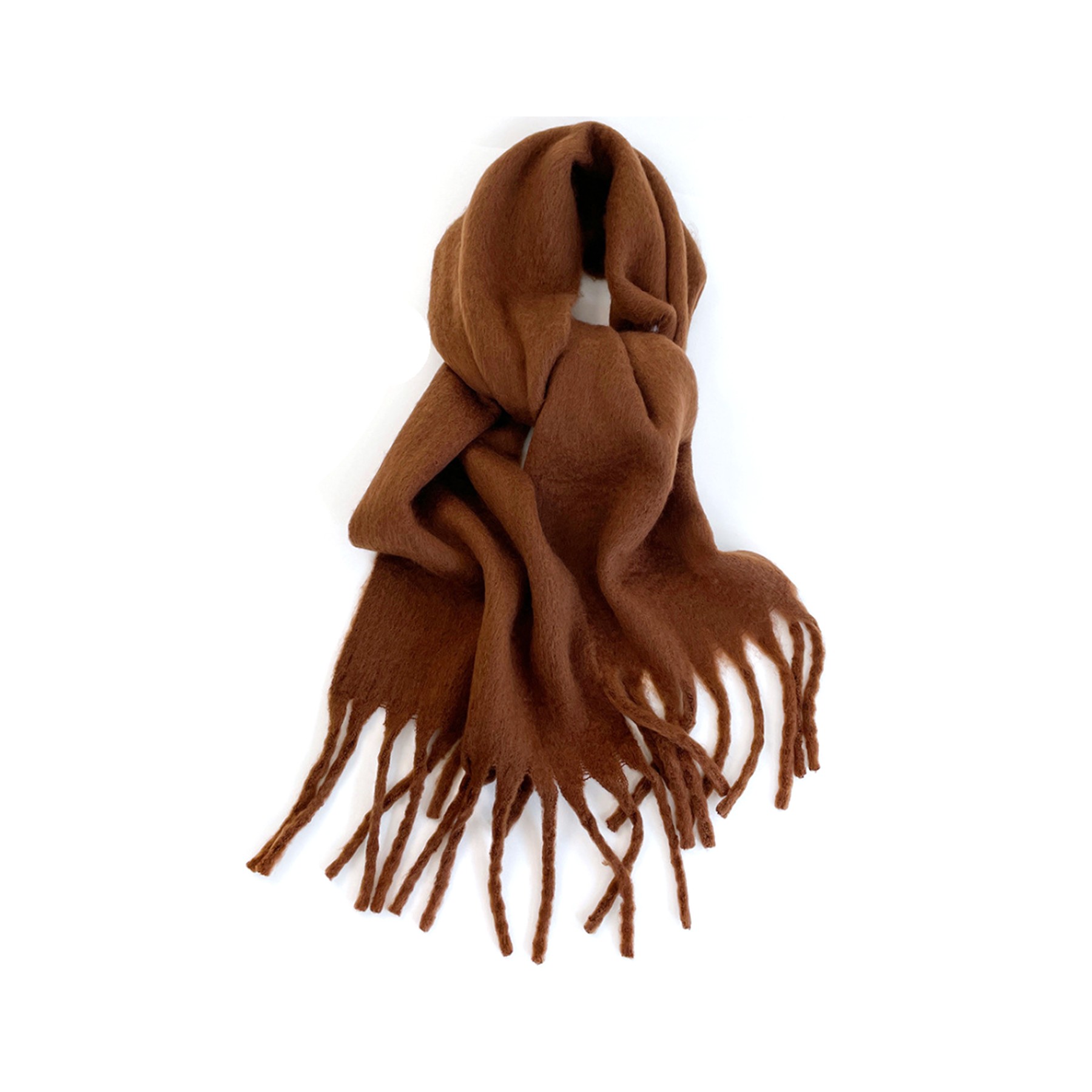 Winter Scarf With Tassel 17