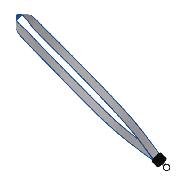 3/4" Reflective Lanyard with Plastic Clamshell & O-Ring 6