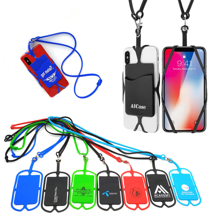 Silicone Phone Holder With Lanyard 1
