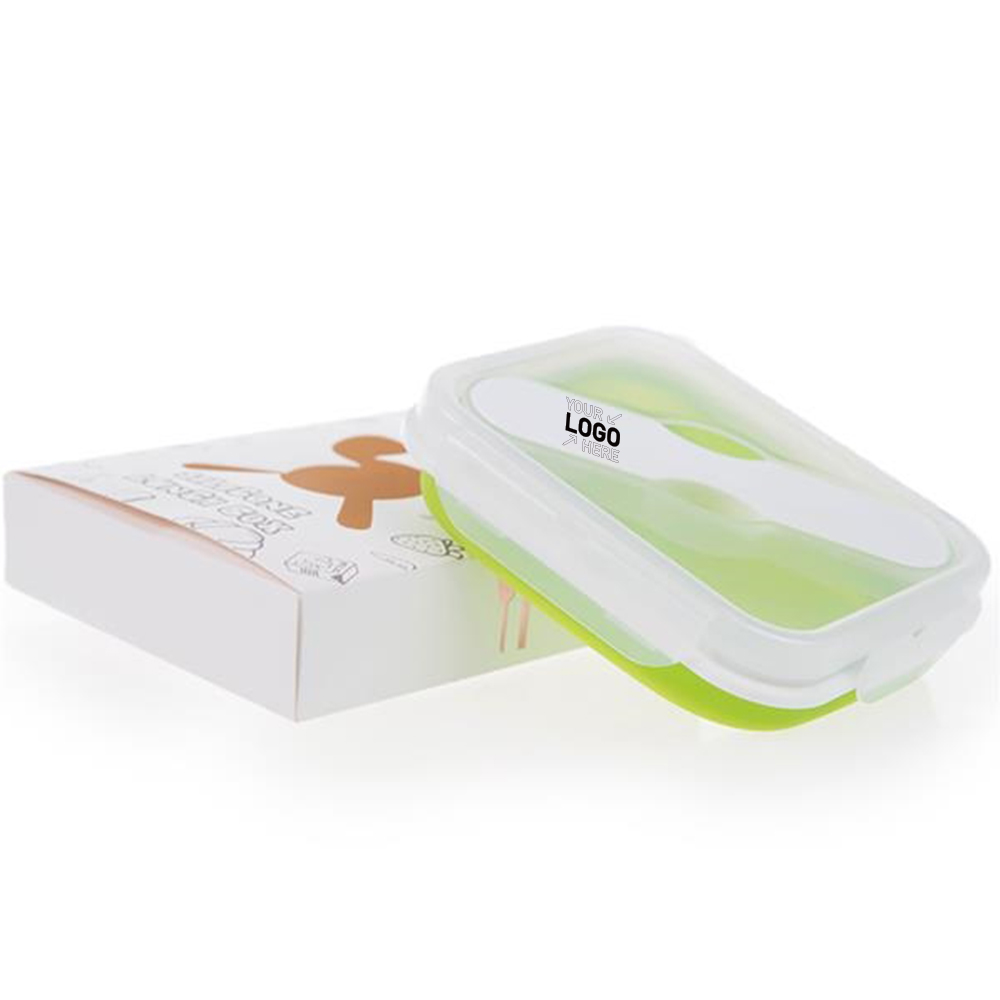 Foldable Bento Lunch Box Collapsible Food Storage Containers 4