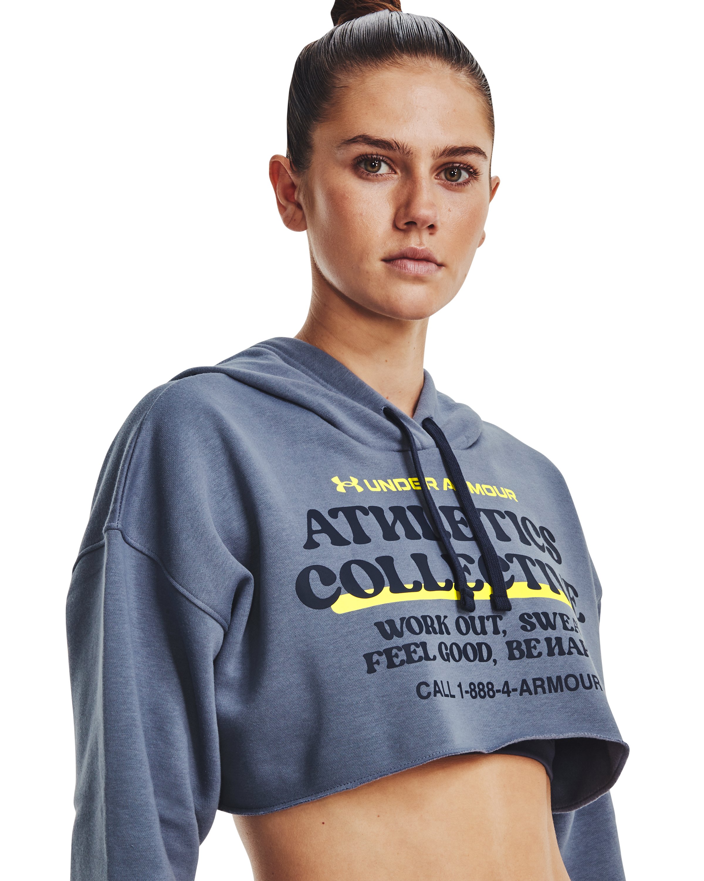 Women's UA Cropped Hoodie 1