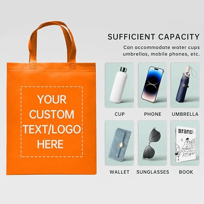 Custom Tote Bags, Reusable Non-woven Bag 5