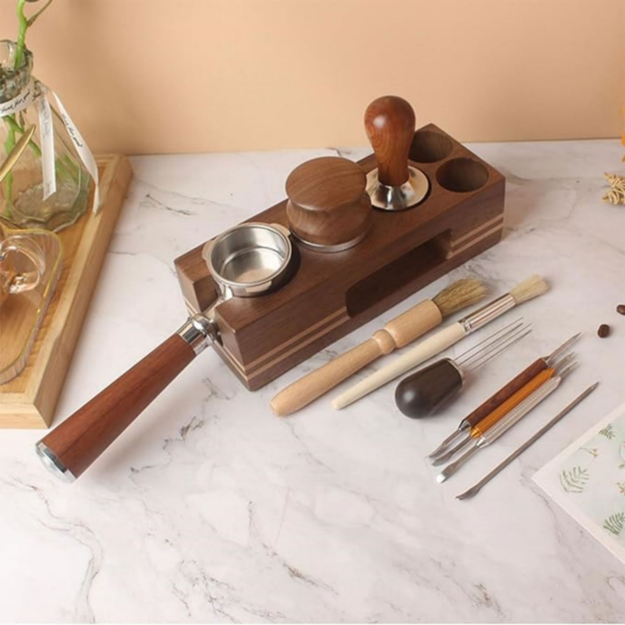 Wood Coffee Tamper Holder 2
