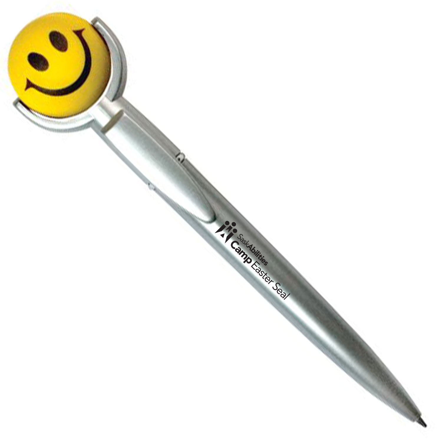Smiley Face Specialty Pen w/Squeeze Topper 1