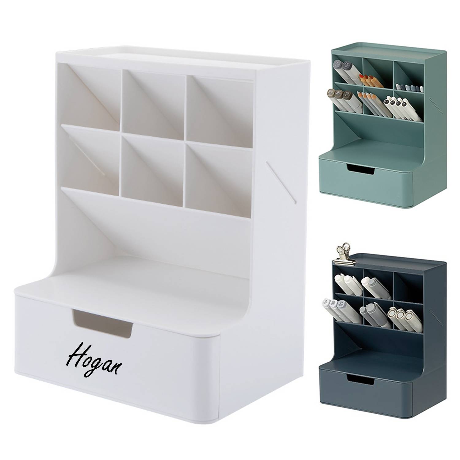 Large Capacity Plastic Desktop Storage Box 2