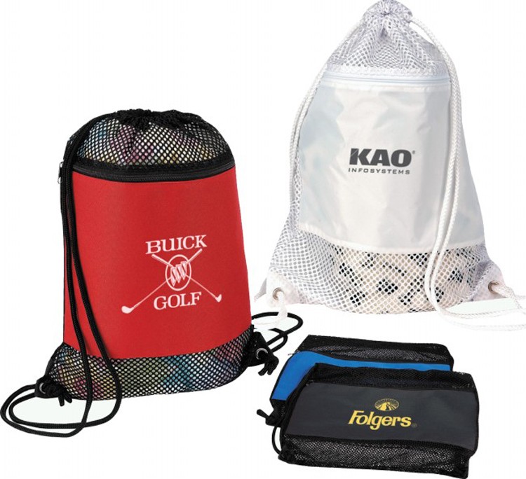Nylon Drawstring Mesh Tote Bag 2