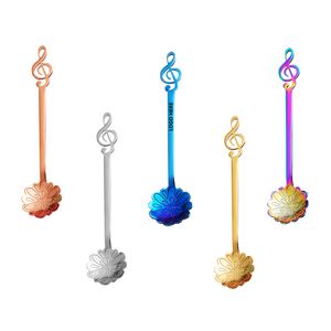 5.19 Inch Music Note Daisy Coffee Spoon 13
