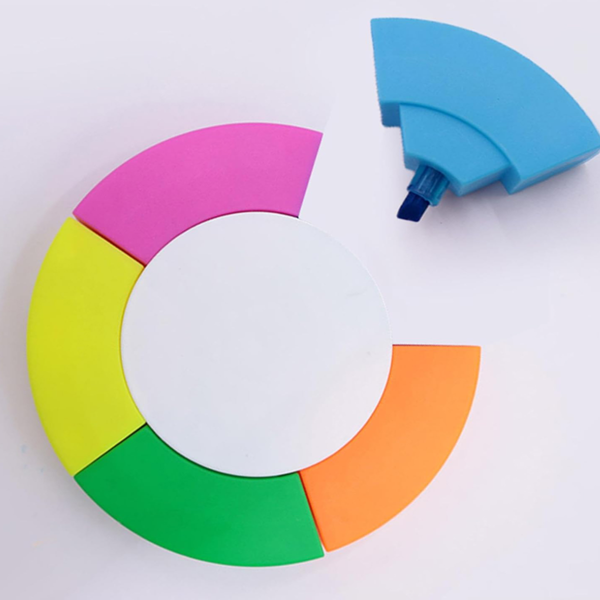 Flower Shaped 5 Color Highlighter Marker 1