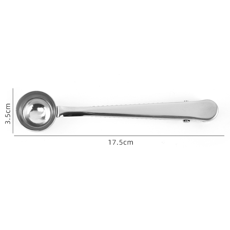 430 Stainless Coffee Scoop w/ clip 2