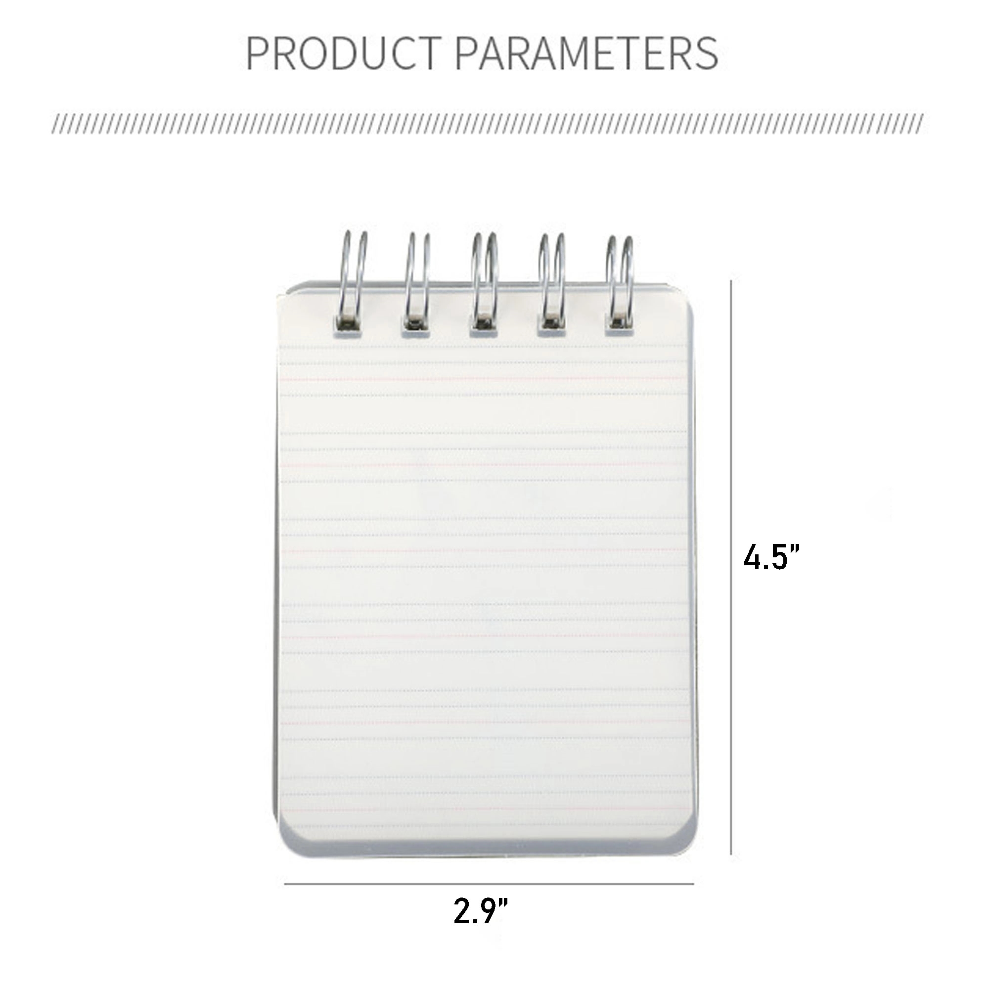 Mini Spiral Top Bound Notebook 2