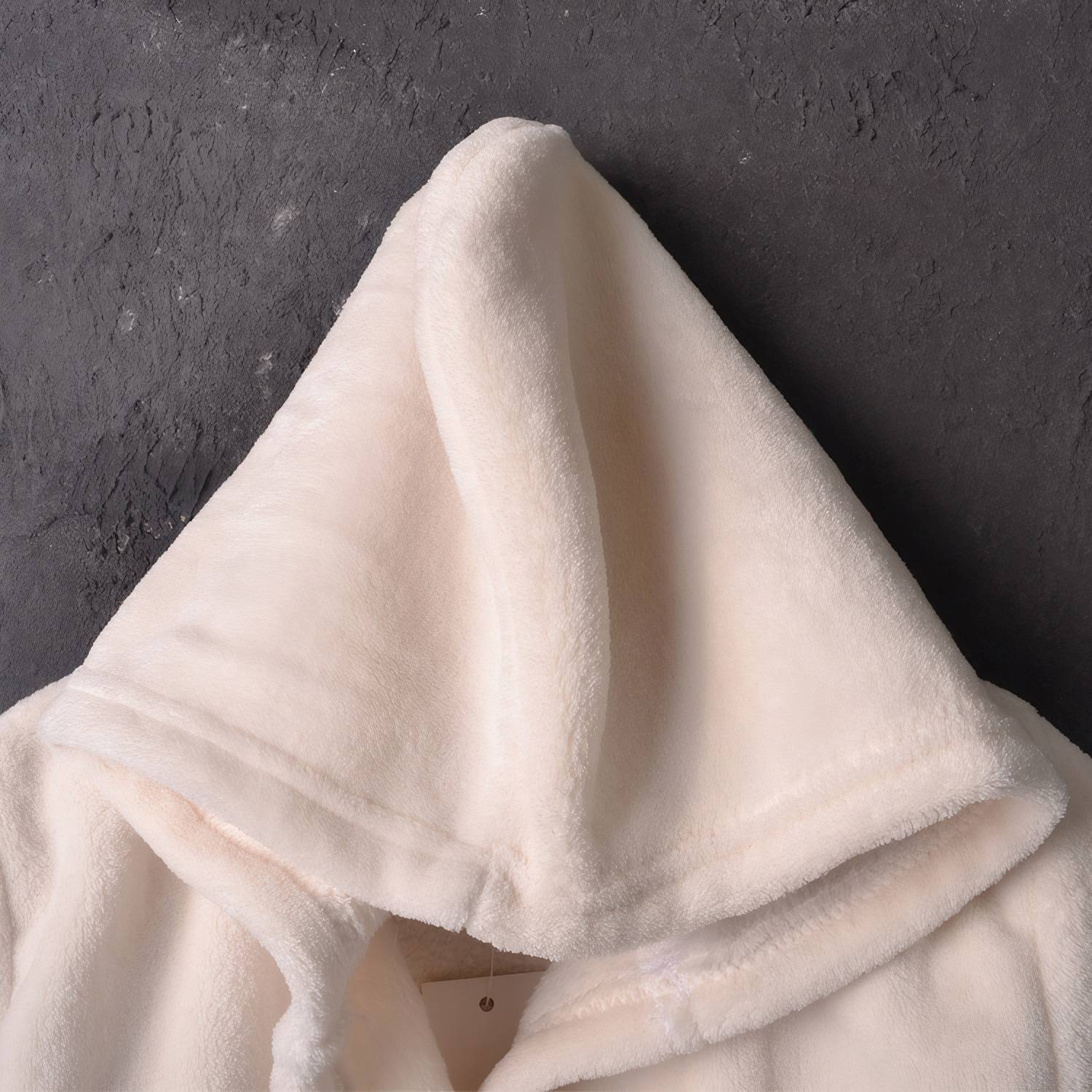 Kids Coral Fleece Hooded Bathrobe 7