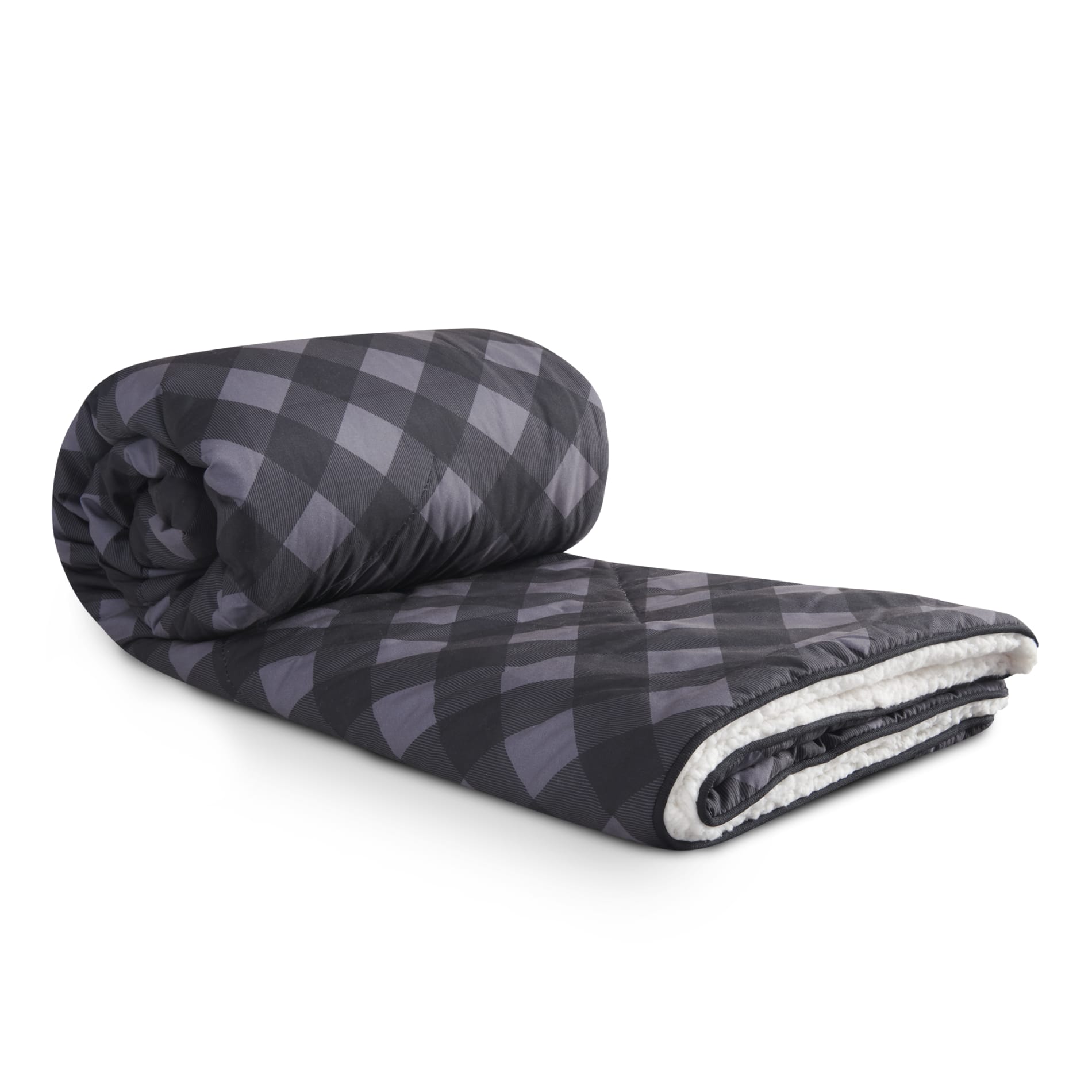 High Sierra Roll-Up Puffy Sherpa Blanket 7