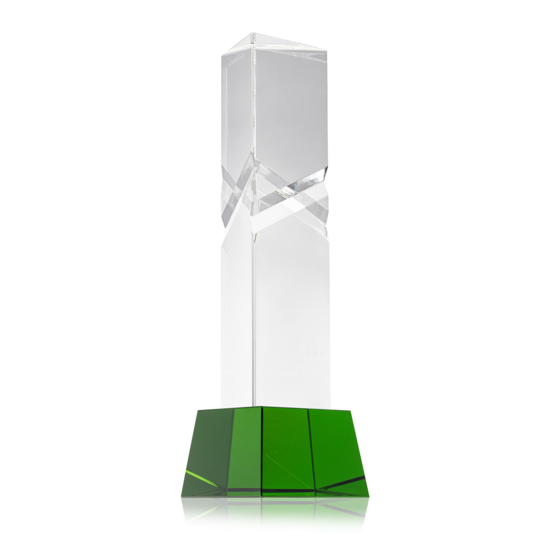 Oakham VividPrint™ Award on Robson Base - Green 2