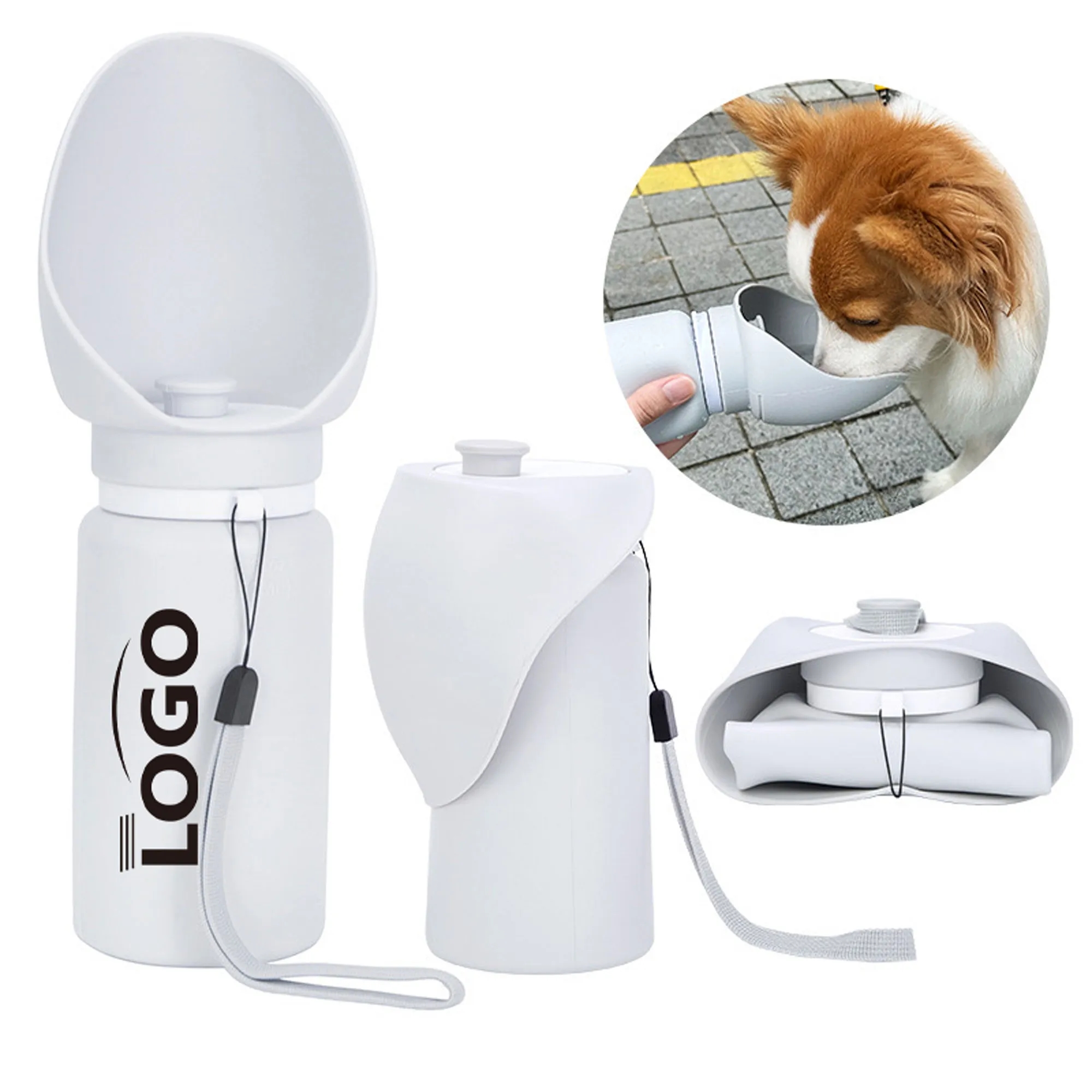 Folding Dog Water Bottle 19oz 2