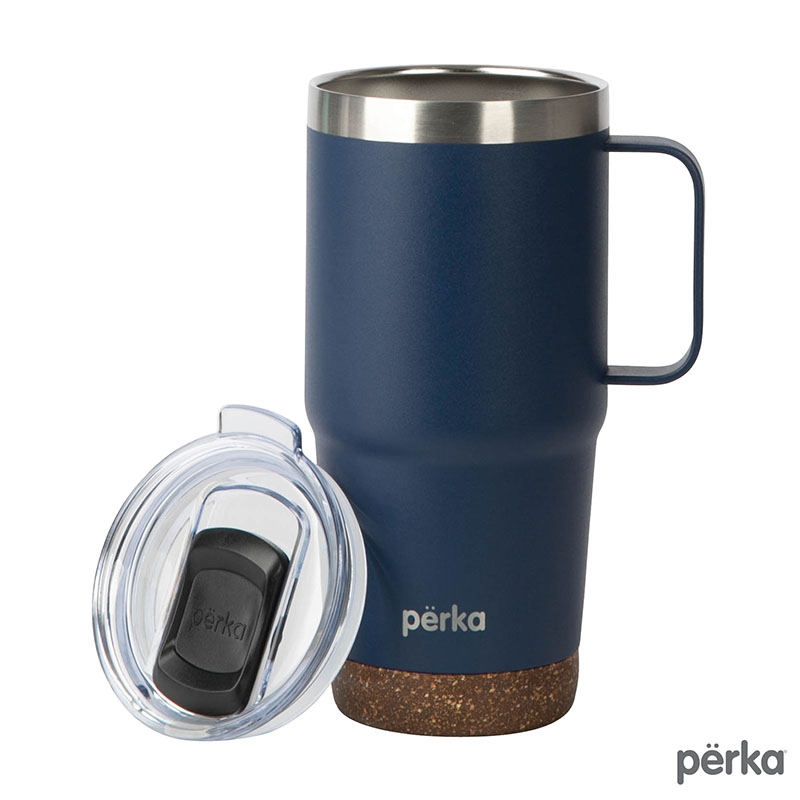 Perka® Bartlett 24 oz. Double Wall, Stainless Steel Stacking Mug 34